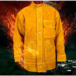 Áo da bò thợ hàn – Áo khoác da bò cho thợ hàn