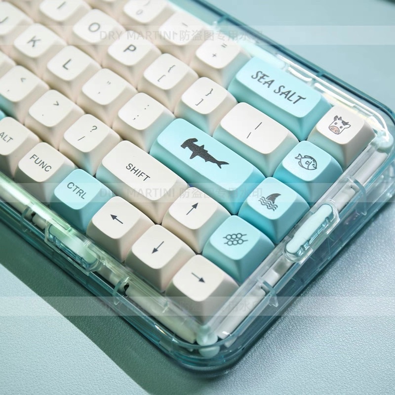 [Mã 44ELSALE2 giảm 7% đơn 300K] Set Keycap Pbt Xda Sea Salt 120 Nút Cho Bàn Phím Cơ