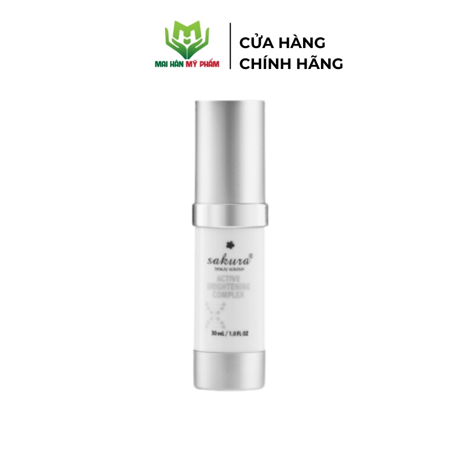 Enzyme giảm nám, mờ thâm, dưỡng trắng da Sakura Active Brightening Complex 30ml - Mỹ Phẩm Mai Hân