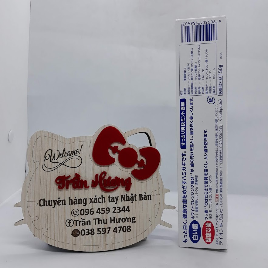 Kem đánh răng trắng răng white and white Nhật Bản