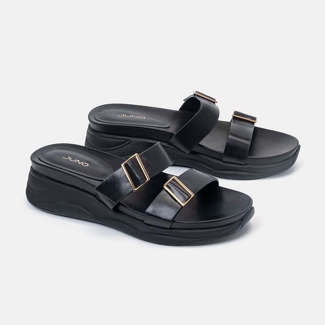 JUNO - Giày Sandal Đế Thể Thao Phối Khóa Trang Trí - SD05070