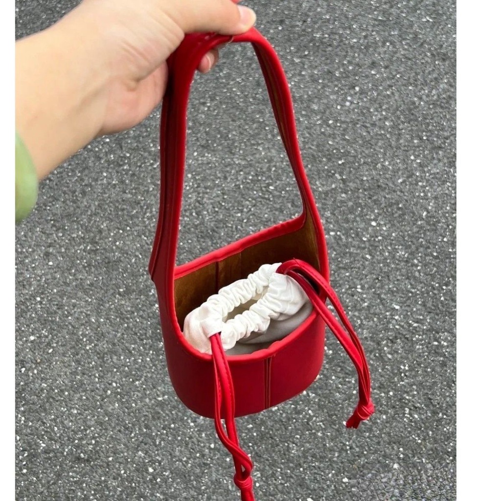 Túi Xách Dây Rút Thiết Kế Đơn Giản Phong Cách Hàn Quốc Cho Mẹ Bỉm Sữa