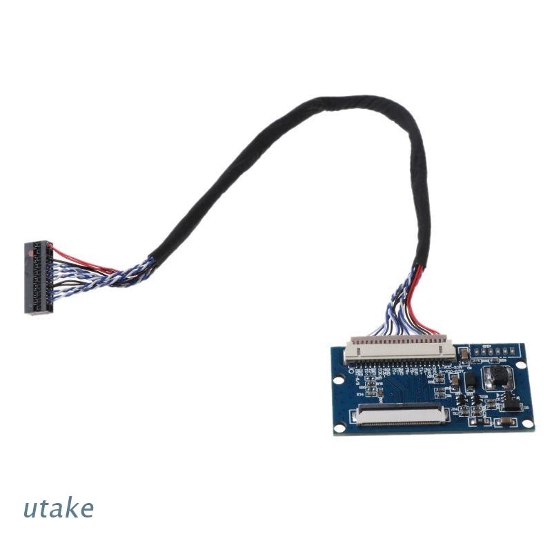 1 Bộ Bảng Mạch Chuyển Đổi Tín Hiệu Lvds 1ch 20pin Sang 40pin Ttl Cho Màn Hình Lcd 7-10.1 Inch 1024x768