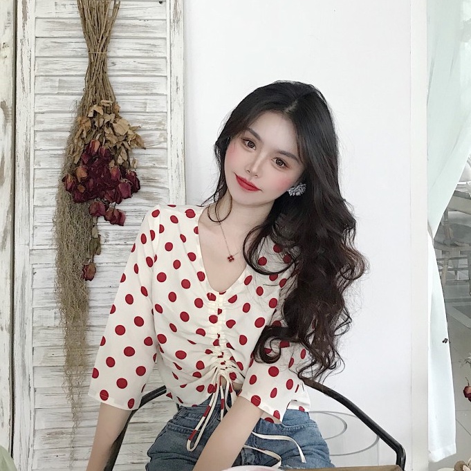 Áo sơ mi nữ kiểu ngắn tay Emilyshop