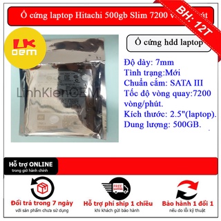 [1đổi 1] ổ cứng hdd laptop hitachi 500gb
