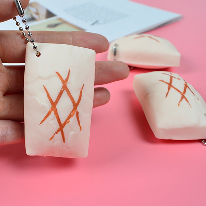 Wmmb Đồ Chơi Fidget Spinner Co Giãn Hình Đậu Phụ Dễ Thương Trang Trí Cho Thanh Thiếu Niên