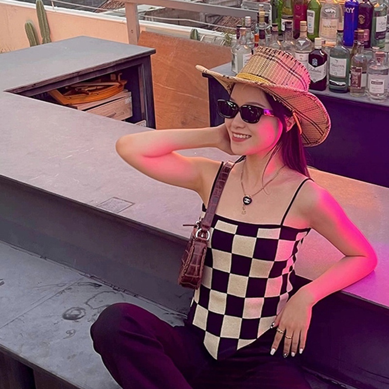 (JIUERBA) Kính Râm Hình Chữ Nhật Chống Tia UV Thời Trang Mùa Hè Phong Cách Retro