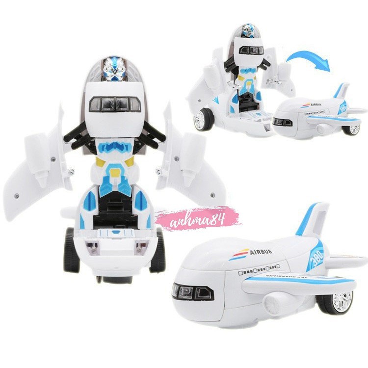 [Mã TOYJAN hoàn 20K xu đơn 50K] Đồ Chơi Máy Bay Biến Hình Robot Airbus - No.8995 - mẫu mới 2019! (kho sỉ)