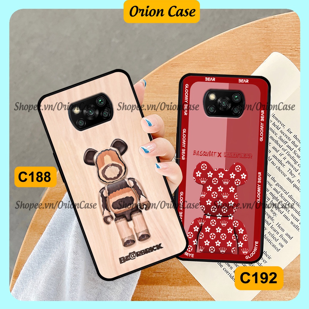 Ốp lưng Xiaomi Poco X3 / Poco X3 Pro in hình bearbrick 3D thời trang, cá tính. ốp chống sốc, bền đẹp