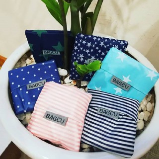 Túi đi chợ gấp gọn BAGCU nhiều màu sắc nhỏ xinh cho chị em