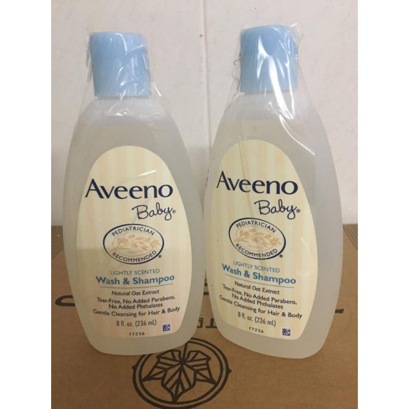 Sữa Tắm gội Aveeno Baby Lightly Scent 236ml cho bé
