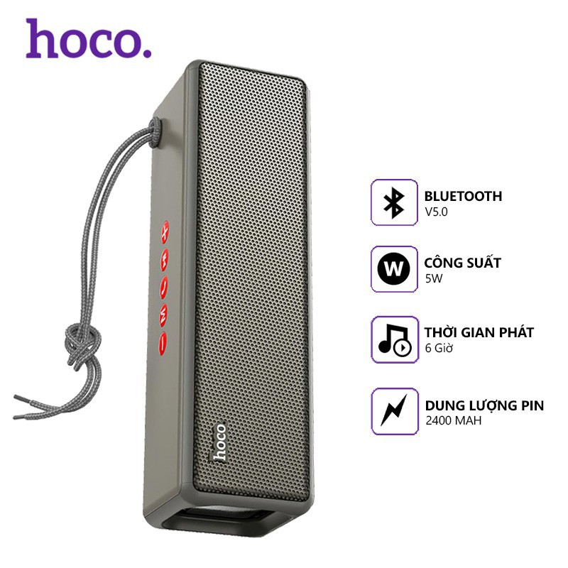 Loa bluetooth Hoco HC3 V5.0 - loa thể thao không dây cao cấp âm thanh sống động tương thích nhiều thiết bị - vienthonghn