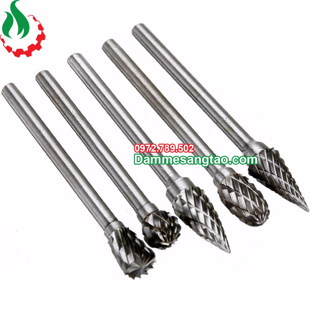 DMST Mũi mài khắc hợp kim trục 3mm