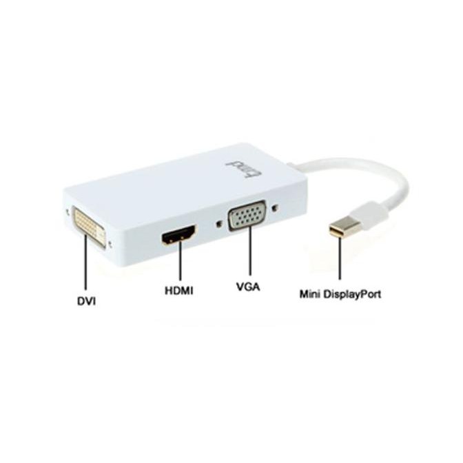 Bộ Chuyển Đổi Minidis Display PORT 3 Trong 1 VGA DVI HDMI Cho MACBOOK PRO Và AIR | BigBuy360 - bigbuy360.vn