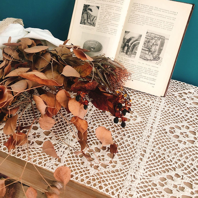 Khăn Trải Bàn Kiểu Ren Retro Độc Đáo Đẹp Mắt