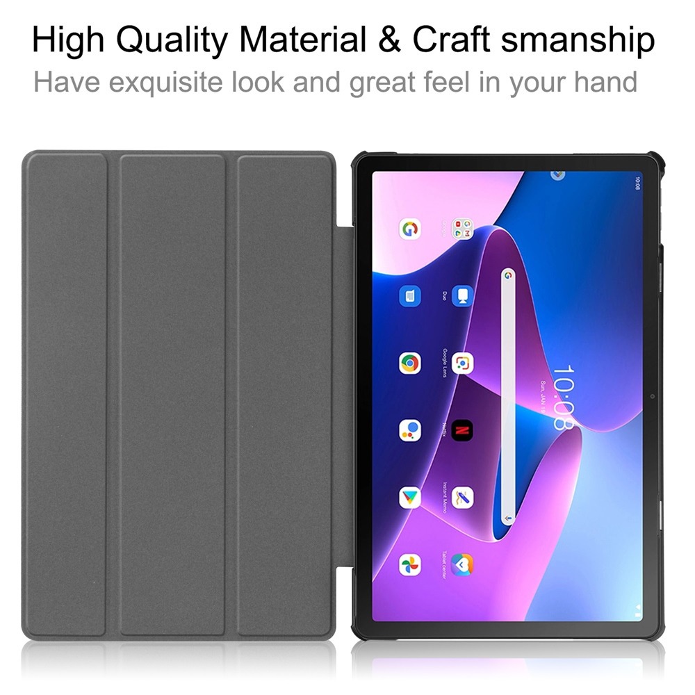 Bao da Cover Cho Máy Tính Bảng Lenovo M10 Plus Gen 3 10.6 Xiaoxin Pad 2022 TB-125 / TB-128 Smart Cover