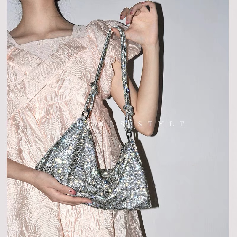 Thời trang nữ long lanh thạch Túi đeo dưới cánh tay cho nữ