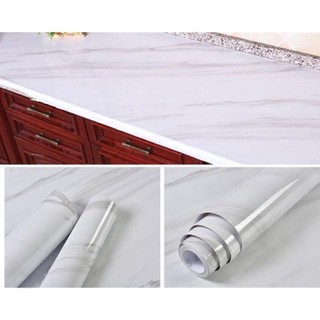 DECAL TRÁNG NHÔM GIẢ ĐÁ keo sẵn khổ 60cm x5m dài