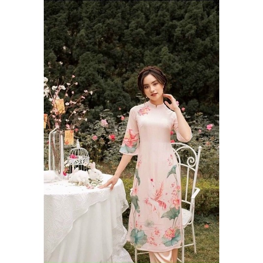 Vải tơ óng may áo dài