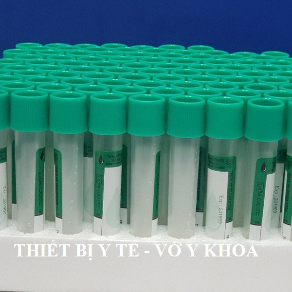 Ống nghiệm Citrat HTM - Hộp 100 ống