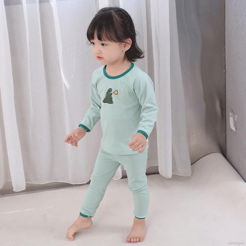 Bộ đồ ngủ lưng cao họa tiết hoạt hình dễ thương cho bé