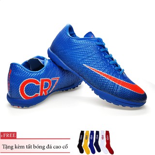 Giày bóng đá trẻ em CR7 Size 31-36 Tặng kèm tất bóng đá cao cổn V5