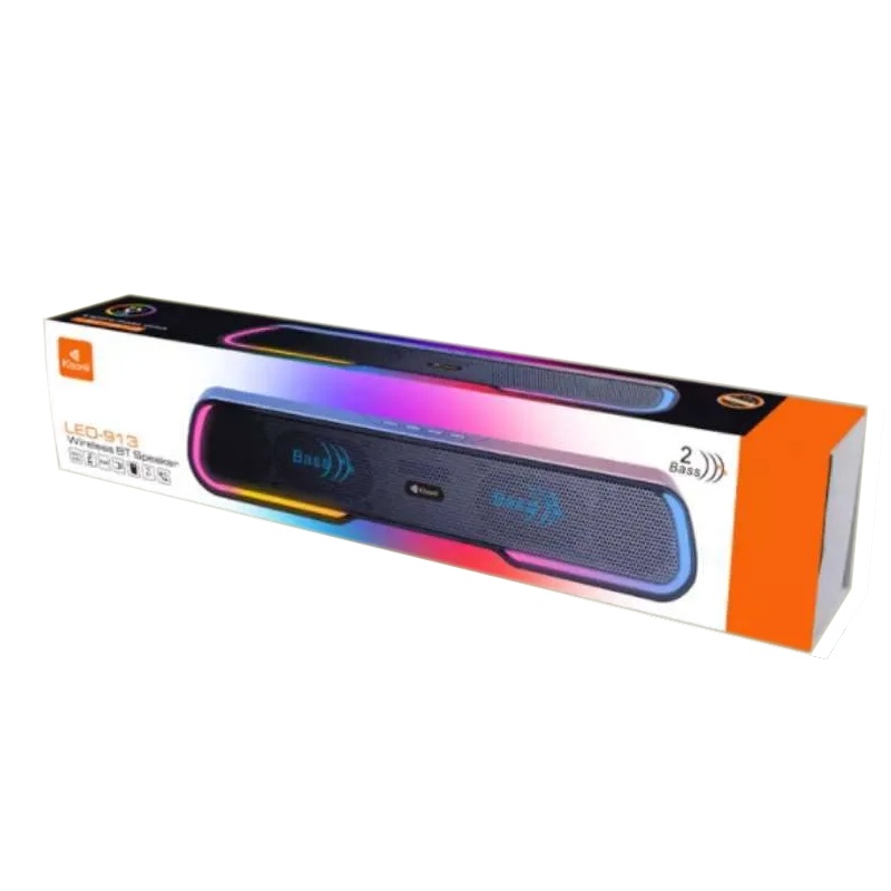 Loa bluetooth soundbar Kisonli LED-913 led RGB - tích hợp 2 BASS cực mạnh (nhiều màu) Phụ kiện 1986