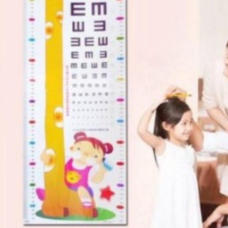 Decal dán tường THƯỚC ĐO CHIỀU CAO cho bé nhiều mẫu. Đề can dán tường trang trí phòng ngủ