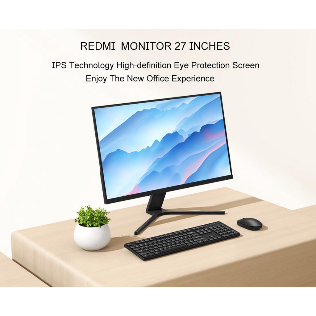 Màn hình vi tính Xiaomi Redmi Desktop Monitor 22inch, 24 inch, 27 inch Phẳng / IPS / Tần số 75Hz / FHD 1080P
