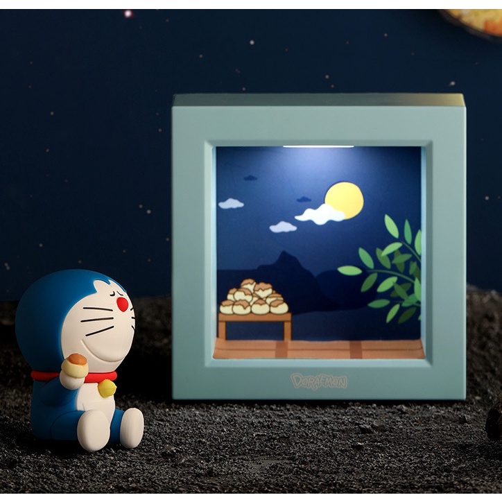 [ CHÍNH HÃNG ] Đèn ngủ kèm mô hình Doraemon