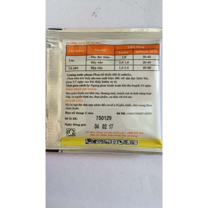 Chế phẩm trị rận sáp, sâu rầy trên cây Marshal 200SC