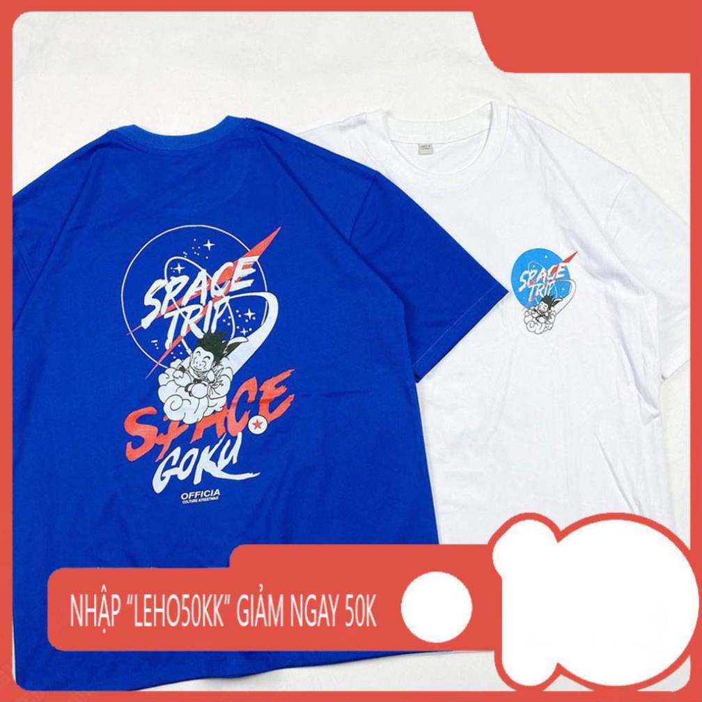 Áo Thun Tay Lỡ Phom Rộng, Unisex nam nữ 45-80kg, Space Goku - (TL_SpaceGoku).