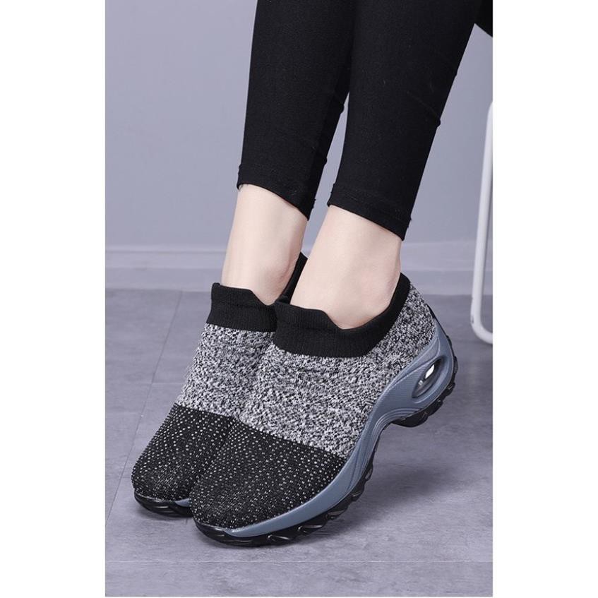 sale (  Bán Chạy ) Giầy thể thao nữ không dây siêu nhẹ tập gym, đi bộ cao 5cm (mẫu mới) 😍 . 2020 new . 💯 ་ ; hot ` < < ☭