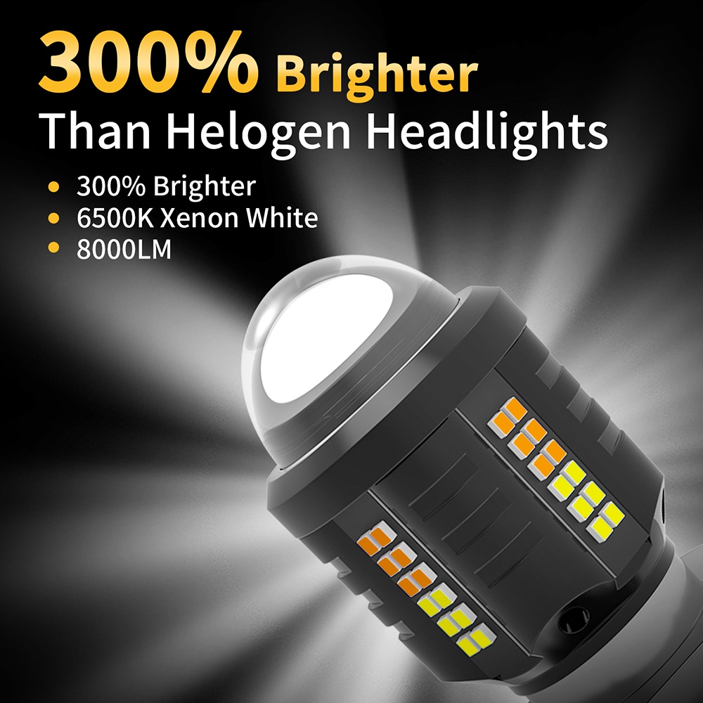 1 Đèn Pha LED H4 H6 T19 P15D BA20D DC12V-60V Siêu Sáng Dành Cho Xe Mô Tô