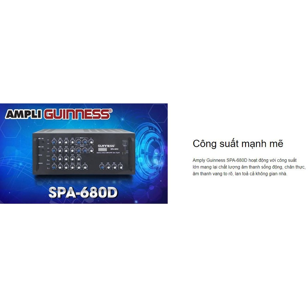 Amply Âm ly Guinness SPA-680D