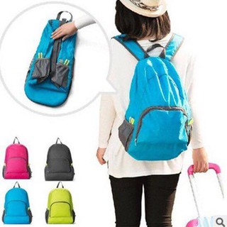 Balo du lịch xếp gọn tiện lợi - kèm hình thật
