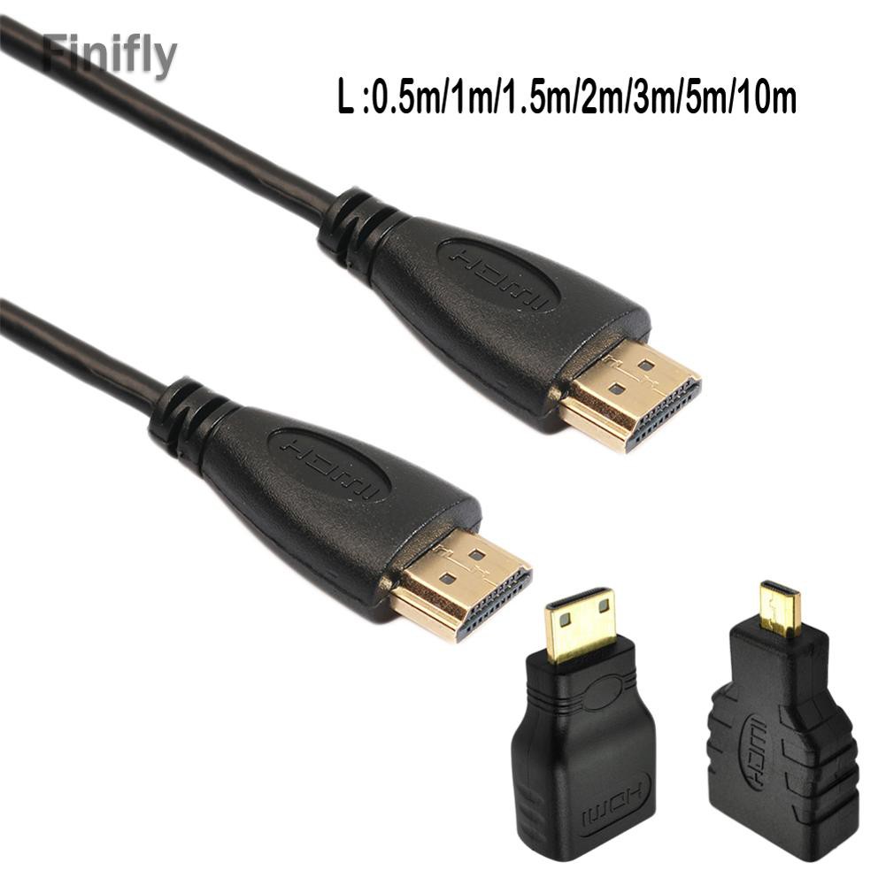 Dây Cáp Hdmi Chuyển Đổi Tốc Độ Cao Sang Hdmi-Compatible Sang Hdmi-Compatible + Mini Hdmi-Compatible