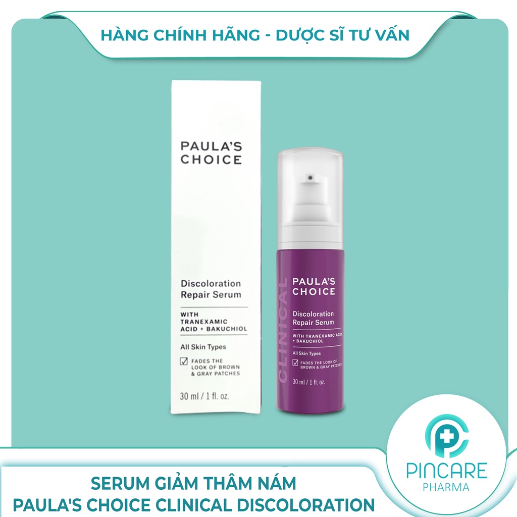 Tinh chất sáng da, mờ thâm nám Paula's Choice Clinical Discoloration Repair Serum 30ml-Hàng chính hãng-Nhà thuốc PinCare