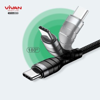 CÁP SẠC TYPE-C TO TYPE-C VIVAN KPD120