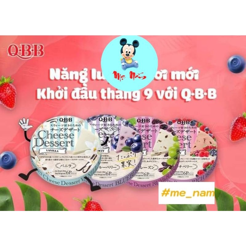 Phô mai QBB cho bé ăn dặm