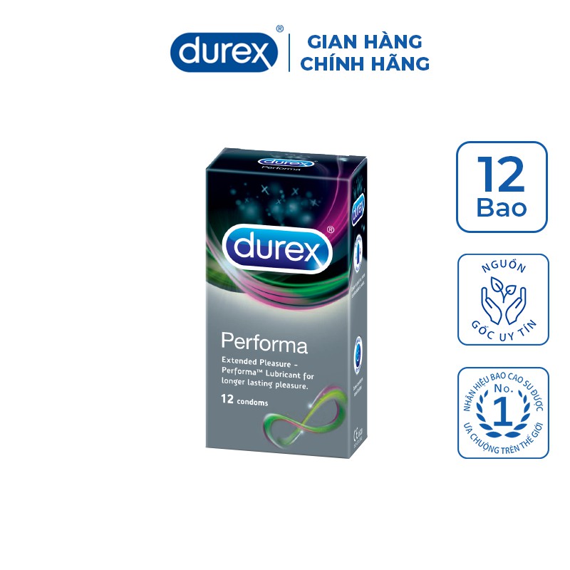 Bao cao su Durex Performa 12 bao