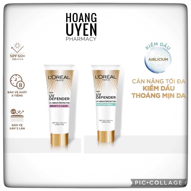 Kem chống nắng L'oreal UV Defender SPF50+ PA++++ (Loreal UV Defender)