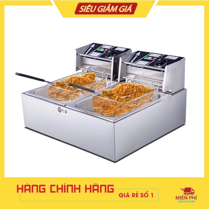 BẾP CHIÊN NHÚNG 2 HỘC 6L