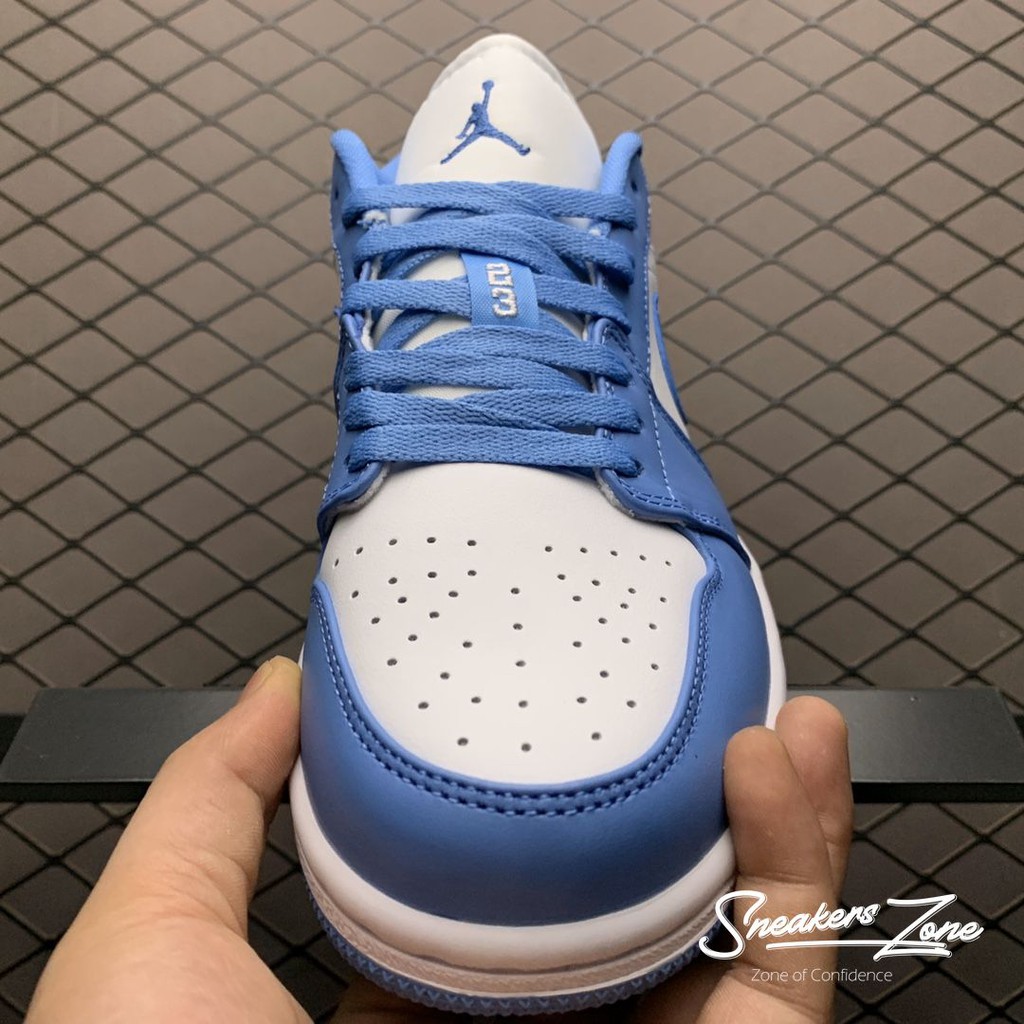 (FREESHIP+HỘP+QUÀ) Giày Thể Thao Sneakers AIR JORDAN 1 Low SB UNC thấp cổ màu xanh trắng cực đẹp cho cả nam và nữ | BigBuy360 - bigbuy360.vn