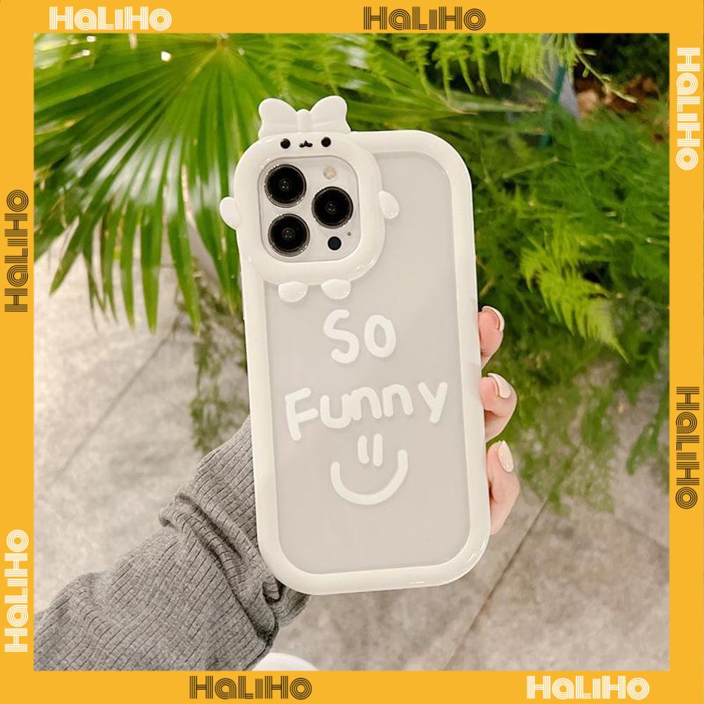 iPhone Case Silicone Soft Case Clear Case Airbag Shockproof Protection Camera Shiny Feel Smiley Cute Compatible For iPhone 11 Pro Max 13 Pro Max 12 Pro Max 7Plus xr XS Max