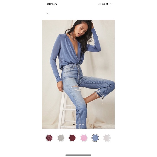[ Free People ] - Áo Free People Kế hợp Quần jean - Quần âu Dịu dàng mềm mại | BigBuy360 - bigbuy360.vn