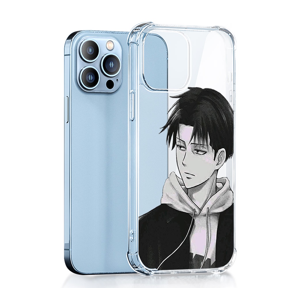Ốp Điện Thoại Dẻo Họa Tiết Hoạt Hình Attack on Titan Cho iPhone 13 Pro Max 12 11 lPhone 7 8 Plus XS