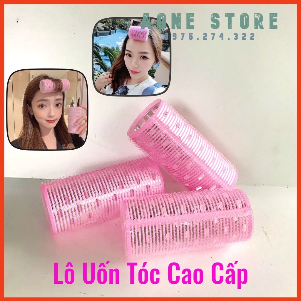 Lô Uốn Tóc Hai Lớp Tạo Kiểu Phong Cách Hàn Quốc tự dính uốn mái dài cỡ lớn