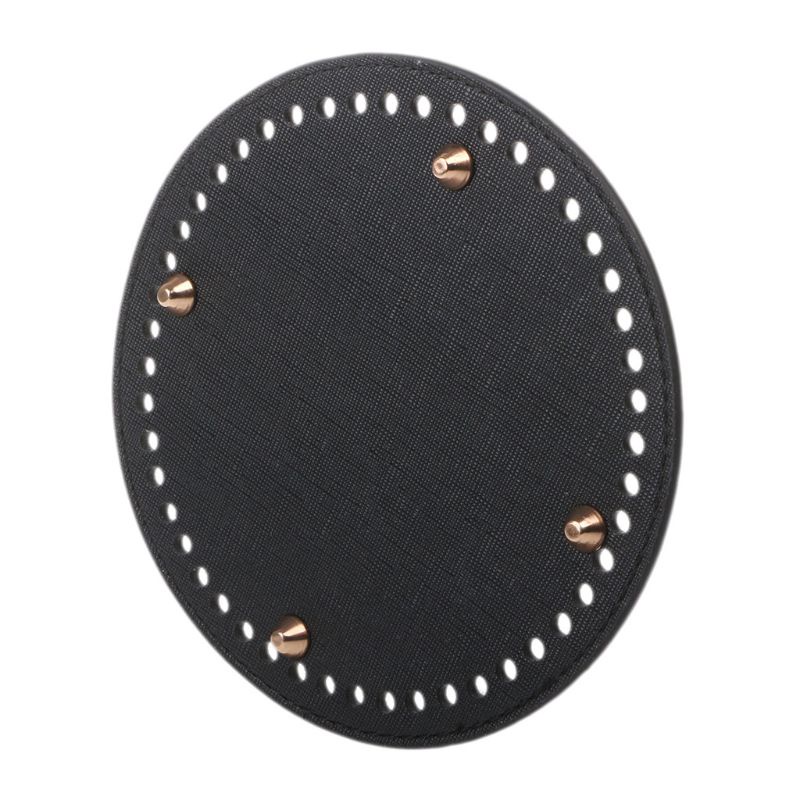 Túi Xách Da Đính Đinh Tán Đáy Tròn DIY