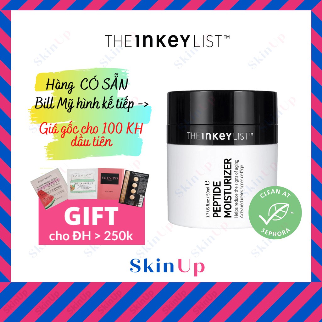 Peptide Moisturizer THE INKEY LIST Kem dưỡng Peptide chống lão hóa